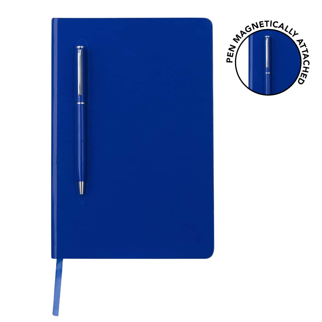 A5 Hard Cover Notebook with Metal Pen - Green GSGL 304