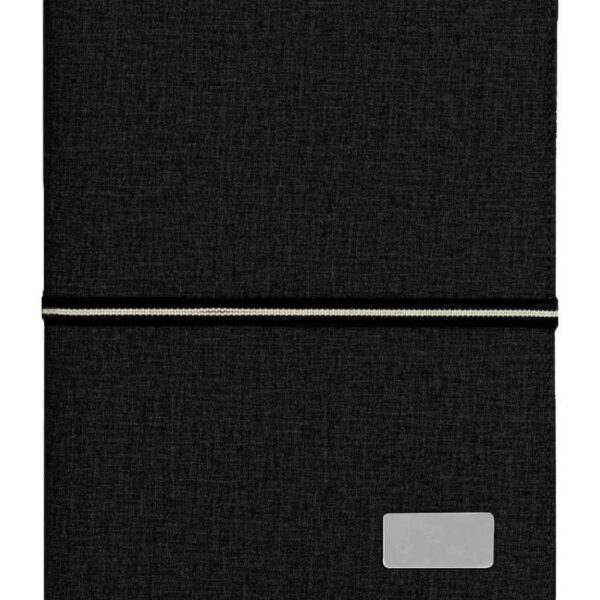 A5 Notebook Organiser With 10000mAh Powerbank - Black