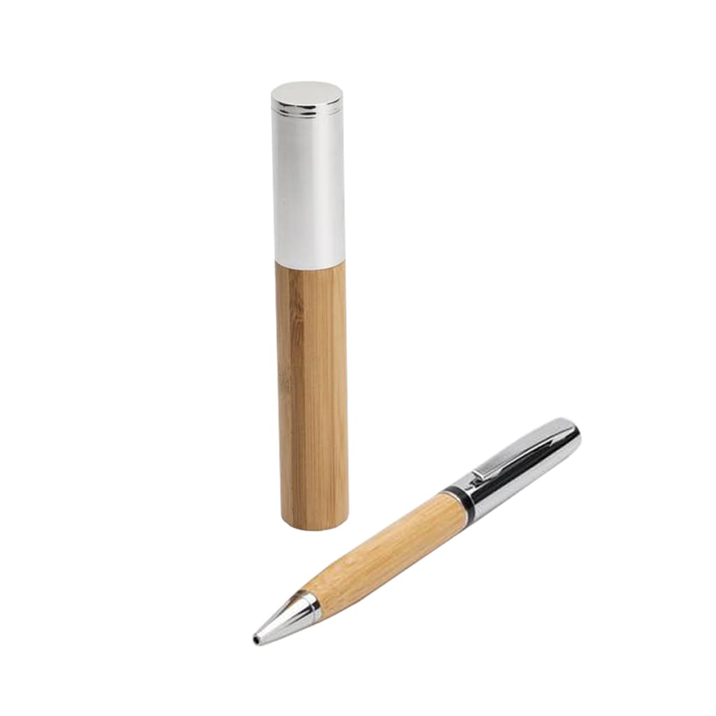 TB JPB Eco-neutral Metal Pen with Bamboo Barrel - Natural