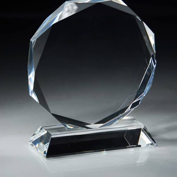 Crystal Awards Round And Edge Cutting  Design